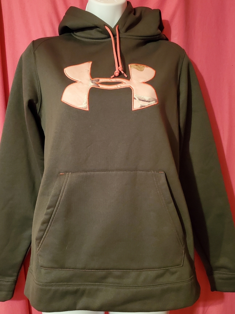 #643 Under Armour green hoodie